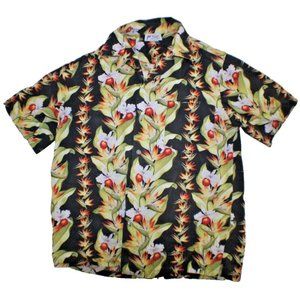 Vintage Malihini Hawaii Button Up Shirt Mens Size M - LOOSE BUTTON